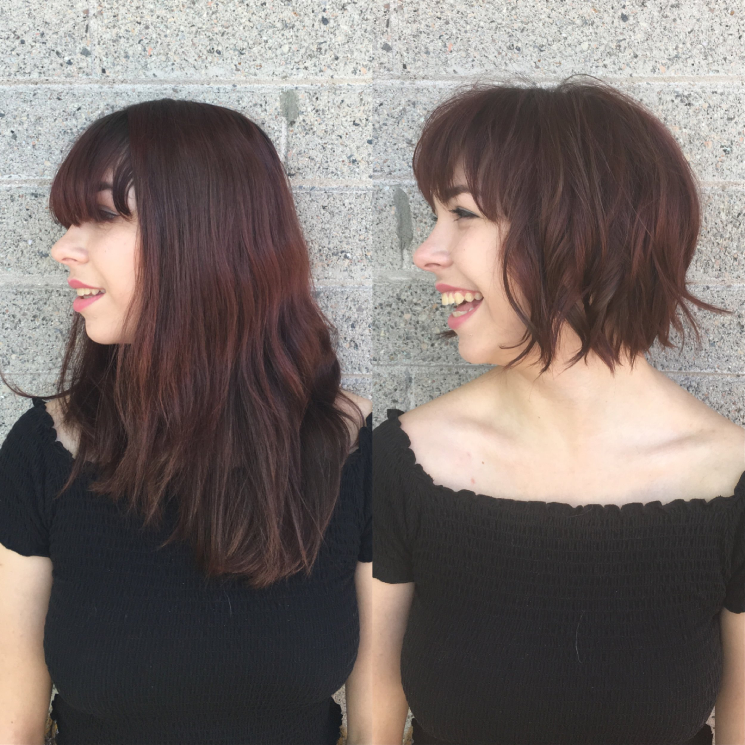 Finished haircut detail